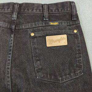 Wrangler VTG Jeans Men's 31x36 Fits 30x34 Black 936WBK Cowboy Cut Slim USA Made